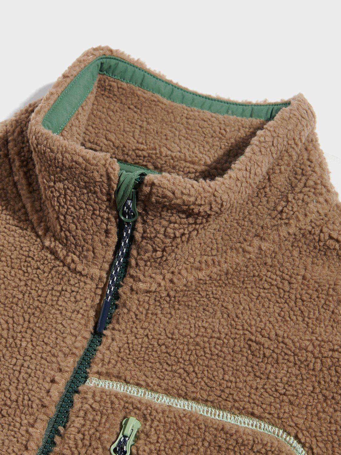 Product image 2 of 4, which shows Penfield Trailblaze Fleece Jacket, Lead Gray, S