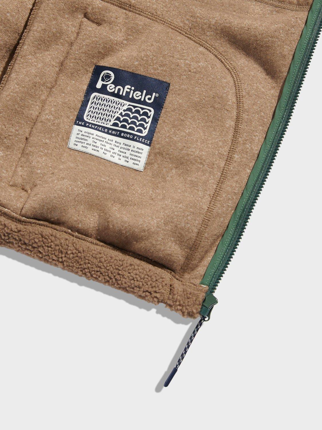 Product image 4 of 4, which shows Penfield Trailblaze Fleece Jacket, Lead Gray, S