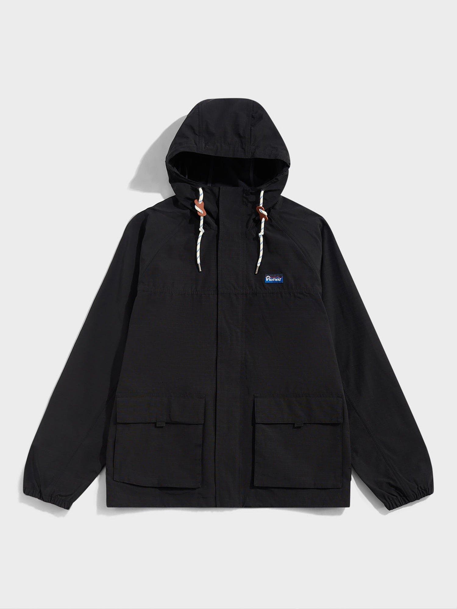 Product image 1 of 2, which shows Penfield Meadow Showerproof Ripstop Jacket, Black, S
