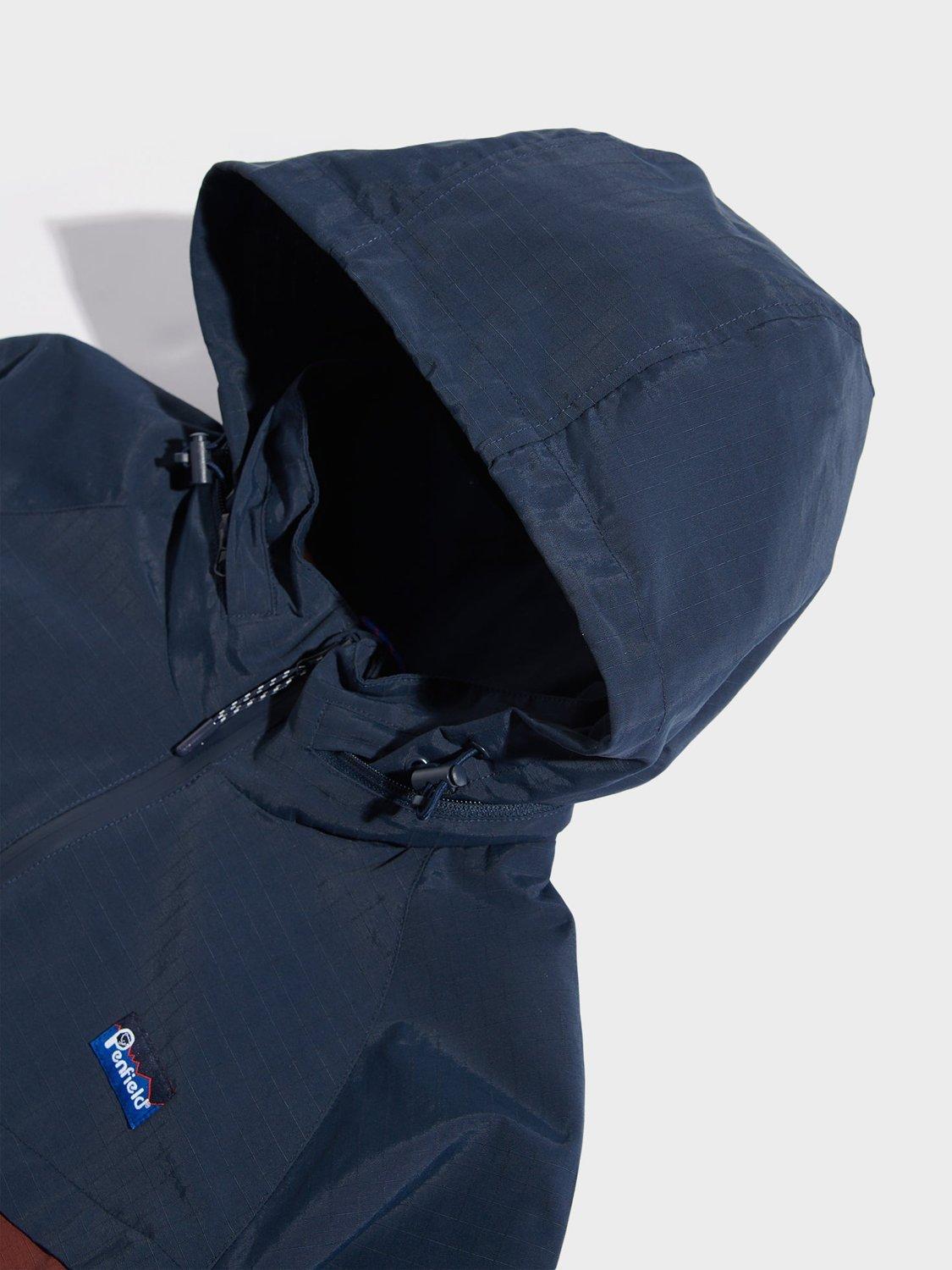 Product image 5 of 6, which shows Penfield Northrim Raincoat Jacket, Rum Raisin/Navy, S