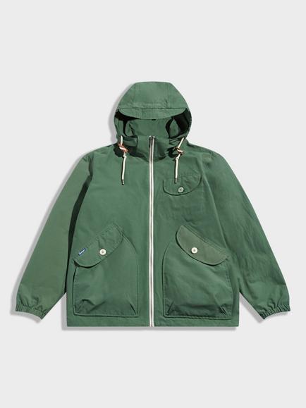 Penfield Sommerville Hooded Zip Front Cotton Blend Jacket, Cilantro, Cilantro