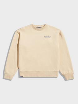 Penfield Riverview Crew Neck Jumper, Brown Rice, Brown Rice