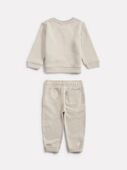 New Balance Kids' Cotton Blend Tracksuit Set - view 2, Timberwolf