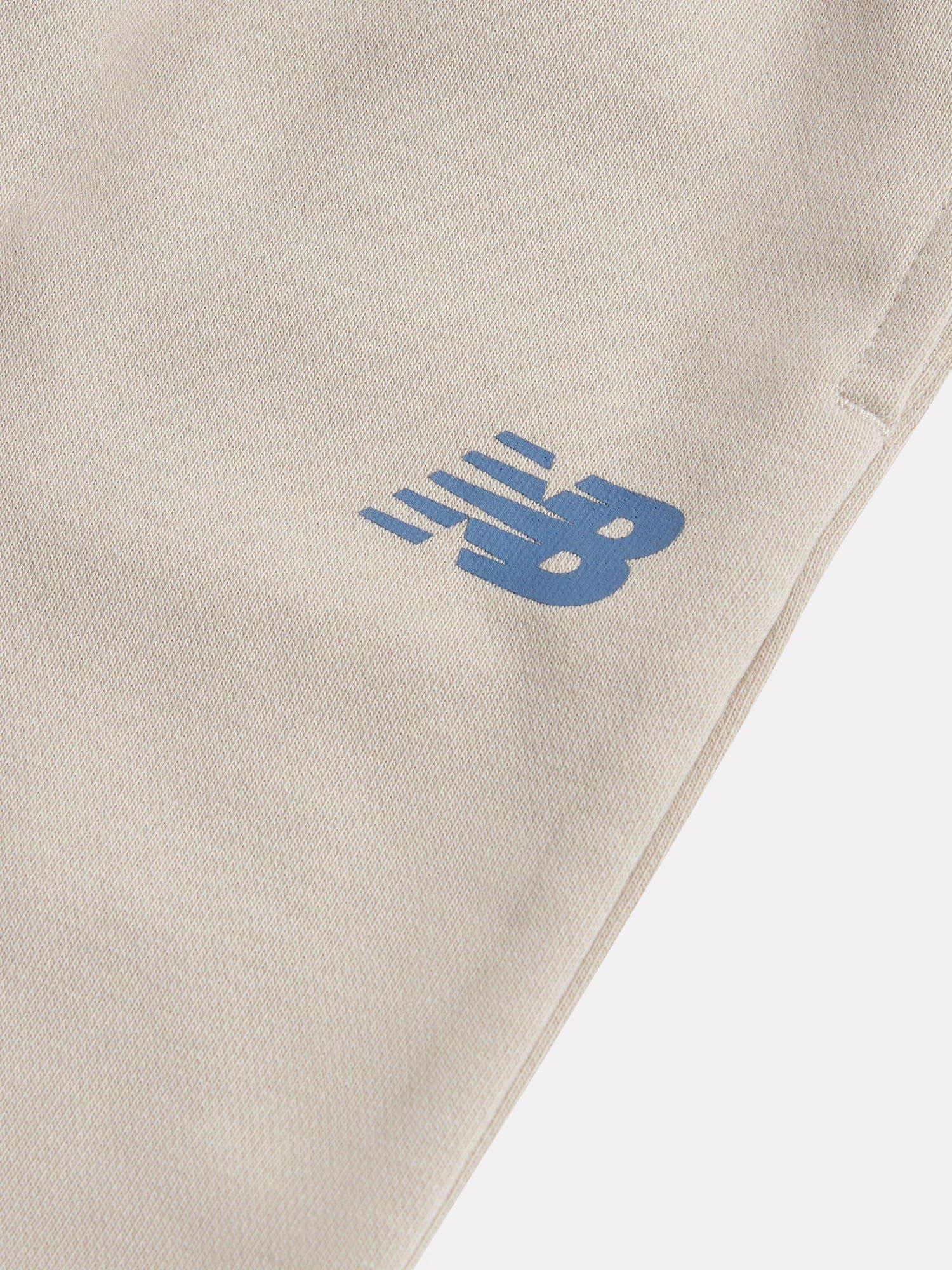 Product image 6 of 6, which shows New Balance Kids' Cotton Blend Tracksuit Set, Timberwolf, 12 months