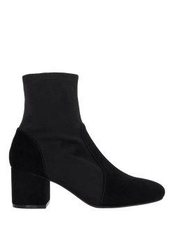 Dune London Olianna Suede Ankle Boots, Black