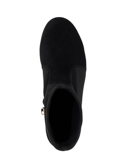 Dune London Olianna Suede Ankle Boots - view 2, Black