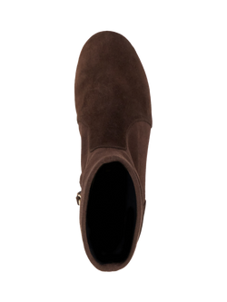 Dune London Olianna Suede Ankle Boots - view 2, Brown