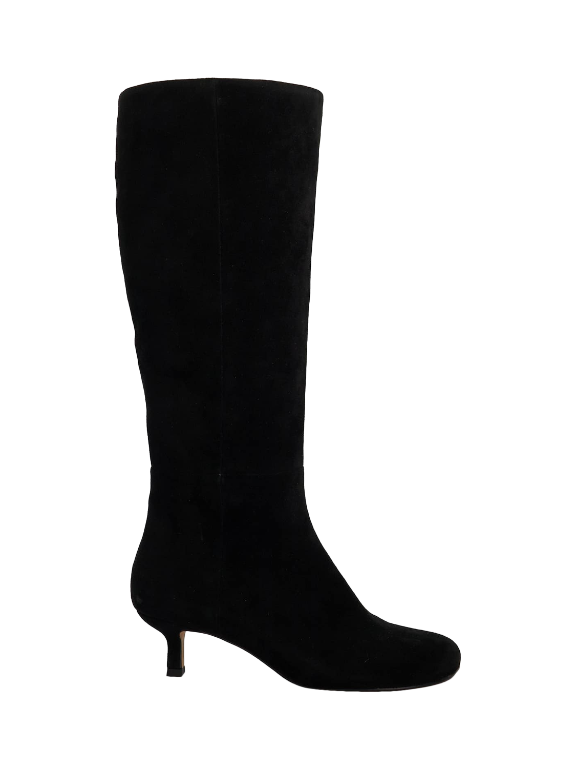 Product image 1 of 5, which shows Dune London Searing Suede Knee High Boots, Black, EU36