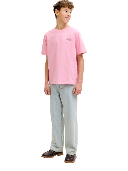 Jack & Jones Kids' Roar T-Shirt, Prism Pink - view 2, Prism Pink