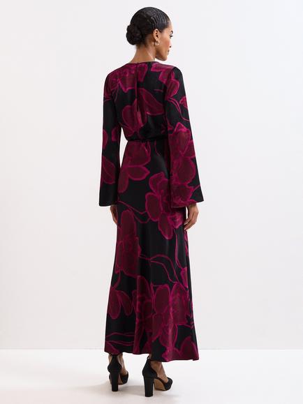 Phase Eight Rhea V-Neck Maxi Dress - view 2, Multi
