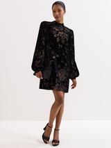 knee length dresses for ladies Dobby Mini Dress | Whistles Occasionwear main image 1