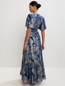 Phase Eight Azale Floral Maxi Dress - view 2, Blue