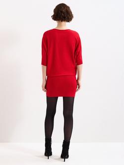 Phase Eight Becca Batwing Dress - view 2, Red