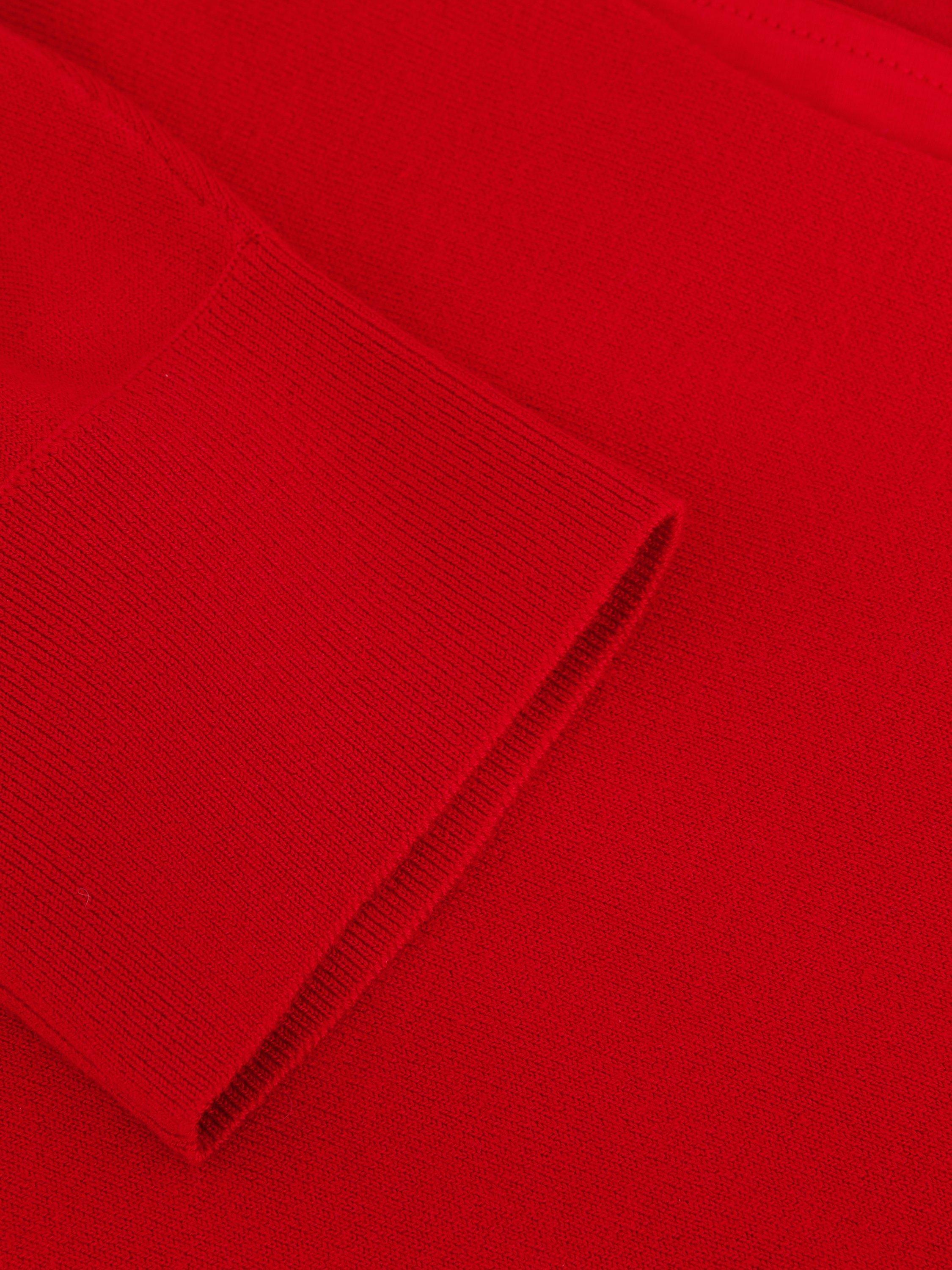 Product image 6 of 7, which shows Phase Eight Becca Batwing Dress, Red, 10