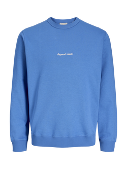 Jack & Jones Kids' MINI Crew Neck Sweatshirt, Marina, Marina