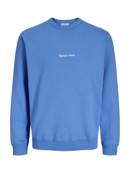 Jack & Jones Kids' MINI Crew Neck Sweatshirt, Marina, Marina