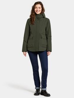 Didriksons Danielle Waterproof & Windproof Jacket - view 2, Deep Green