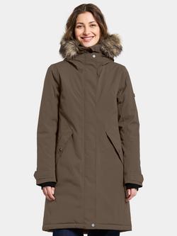 Didriksons Erna Water & Windproof Parka, Mocha Brown