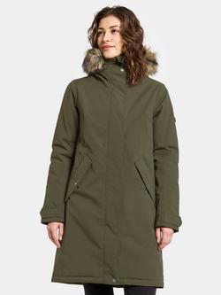 Didriksons Erna Water & Windproof Parka, Deep Green