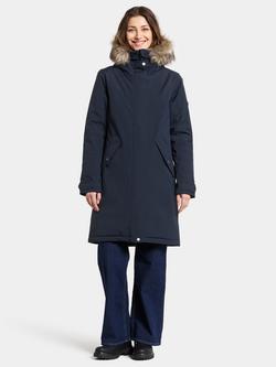 Didriksons Erna Water & Windproof Parka - view 2, Dark Night Blue