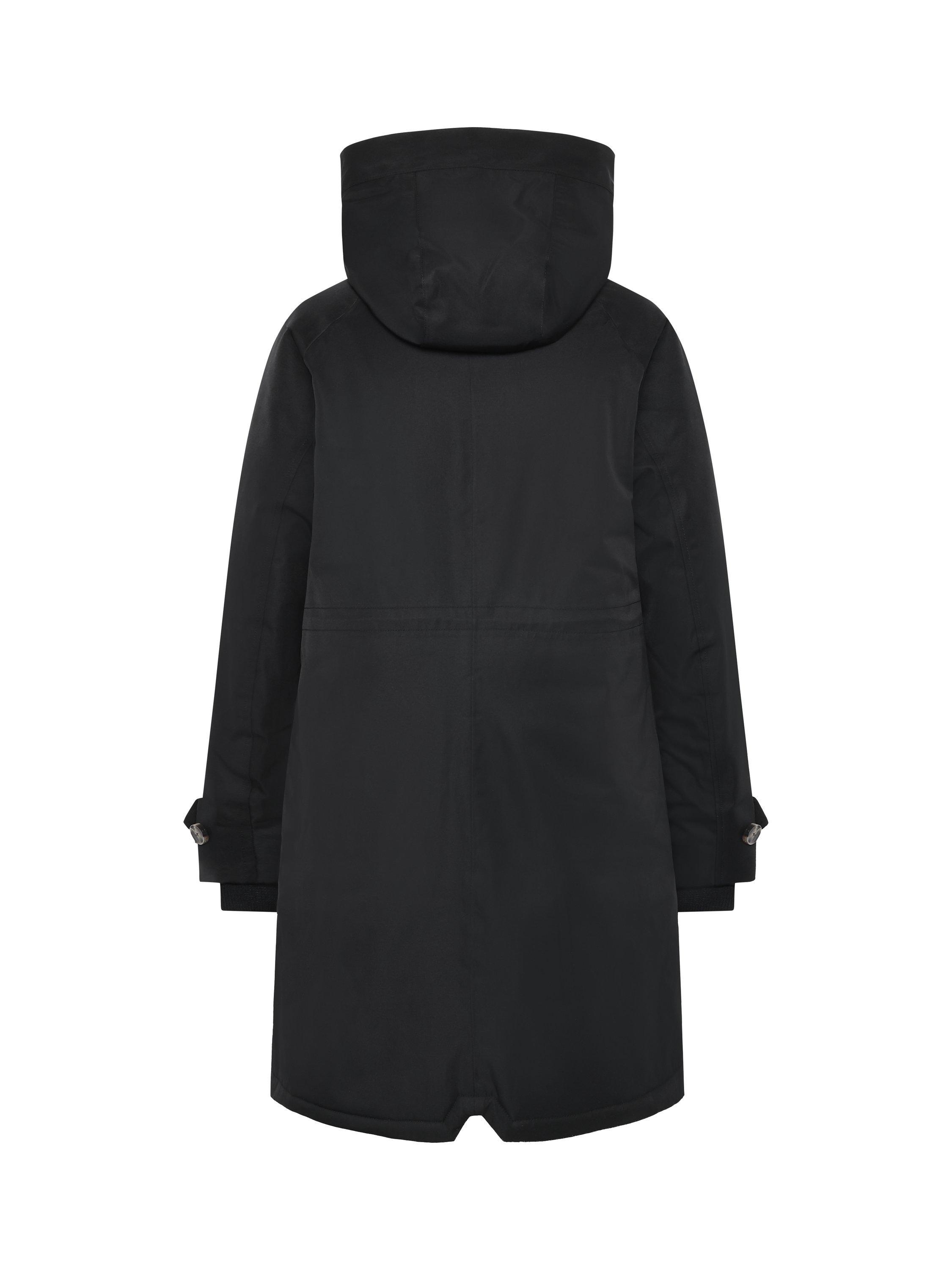 Product image 11 of 11, which shows Didriksons Luna Water & Windproof A-Line Parka, Black, 8