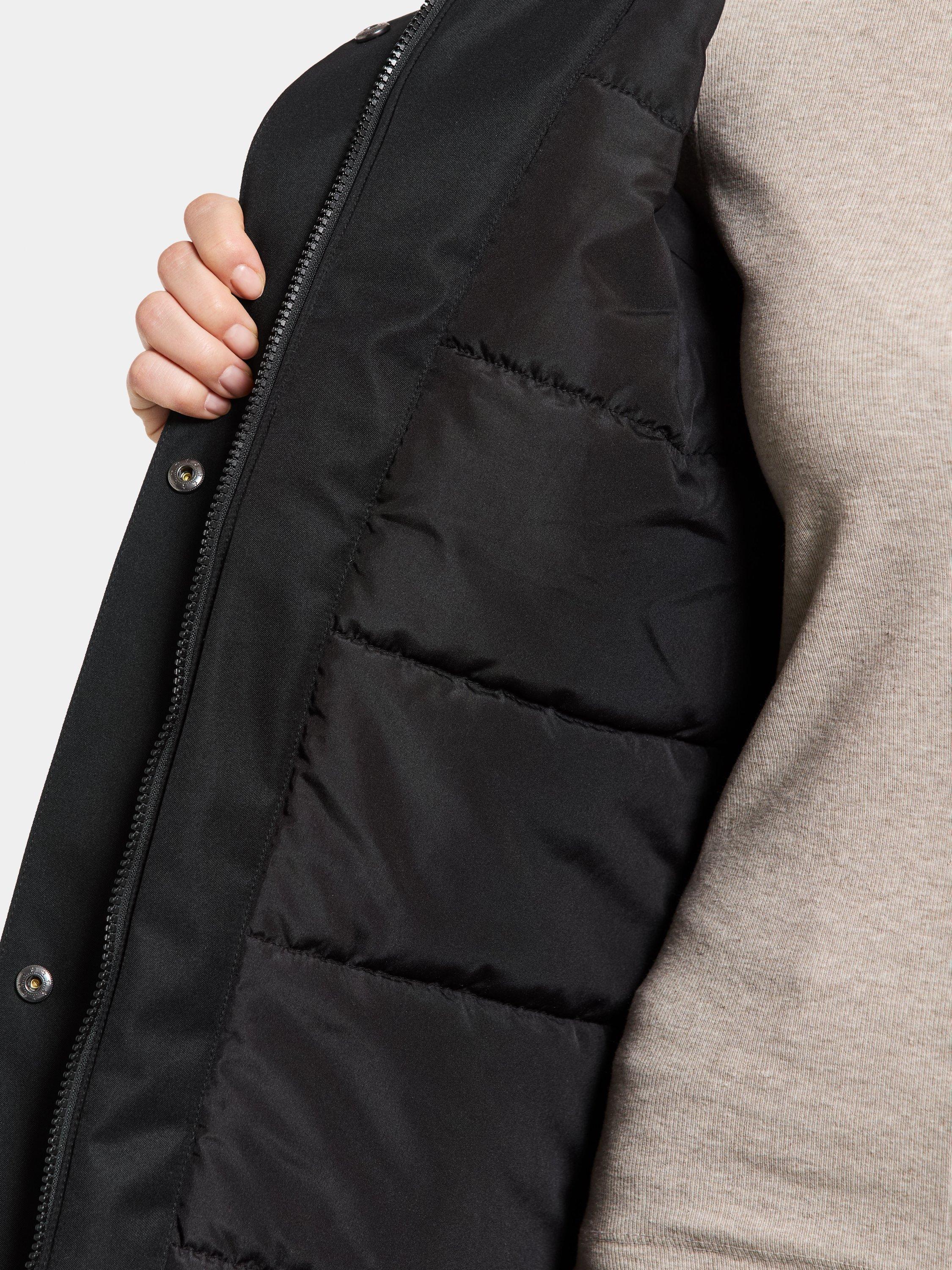 Product image 9 of 11, which shows Didriksons Luna Water & Windproof A-Line Parka, Black, 8