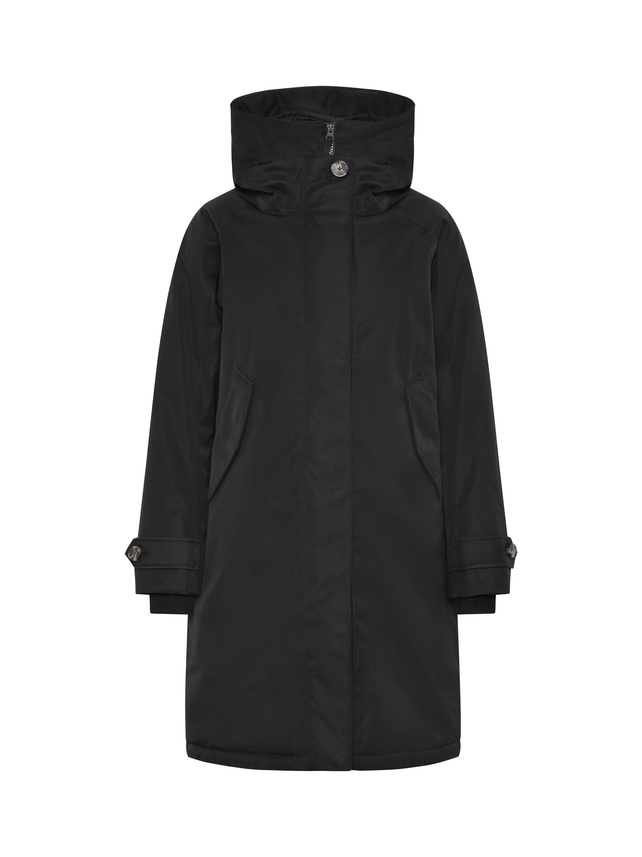 Product image 10 of 11, which shows Didriksons Luna Water & Windproof A-Line Parka, Black, 8