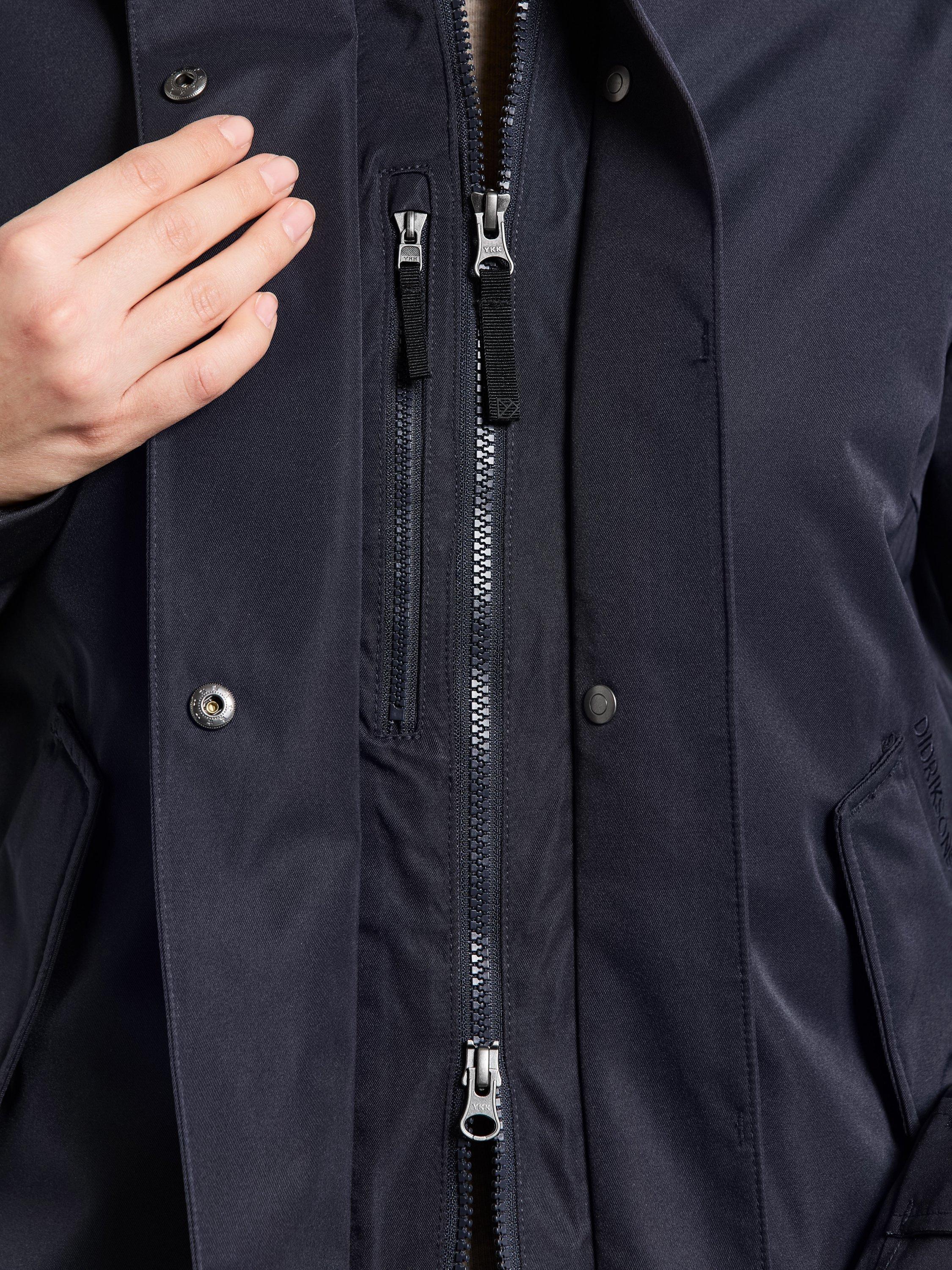 Product image 7 of 10, which shows Didriksons Luna Water & Windproof A-Line Parka, Dark Night Blue, 8