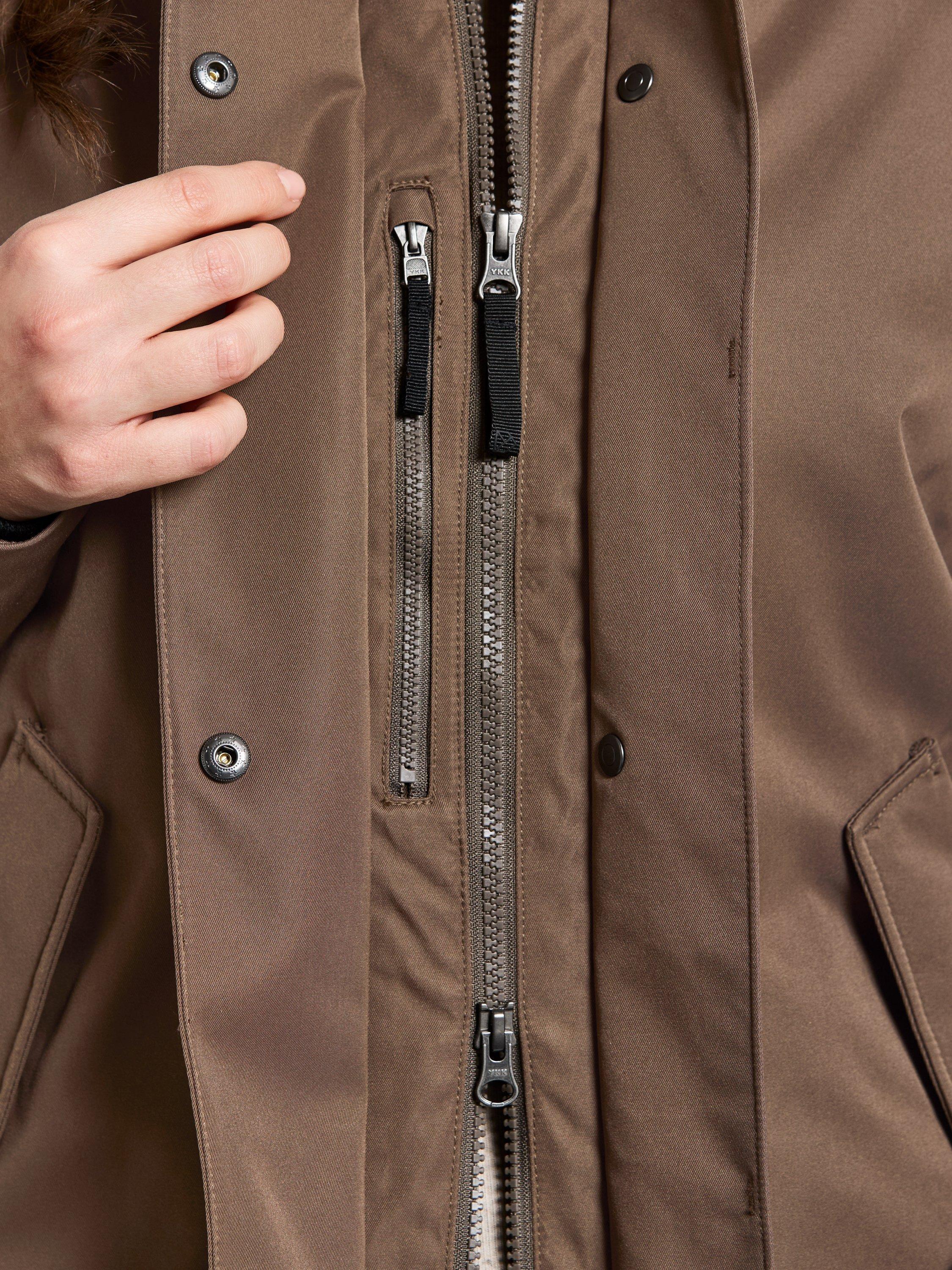 Product image 7 of 10, which shows Didriksons Luna Water & Windproof A-Line Parka, Mocha Brown, 8