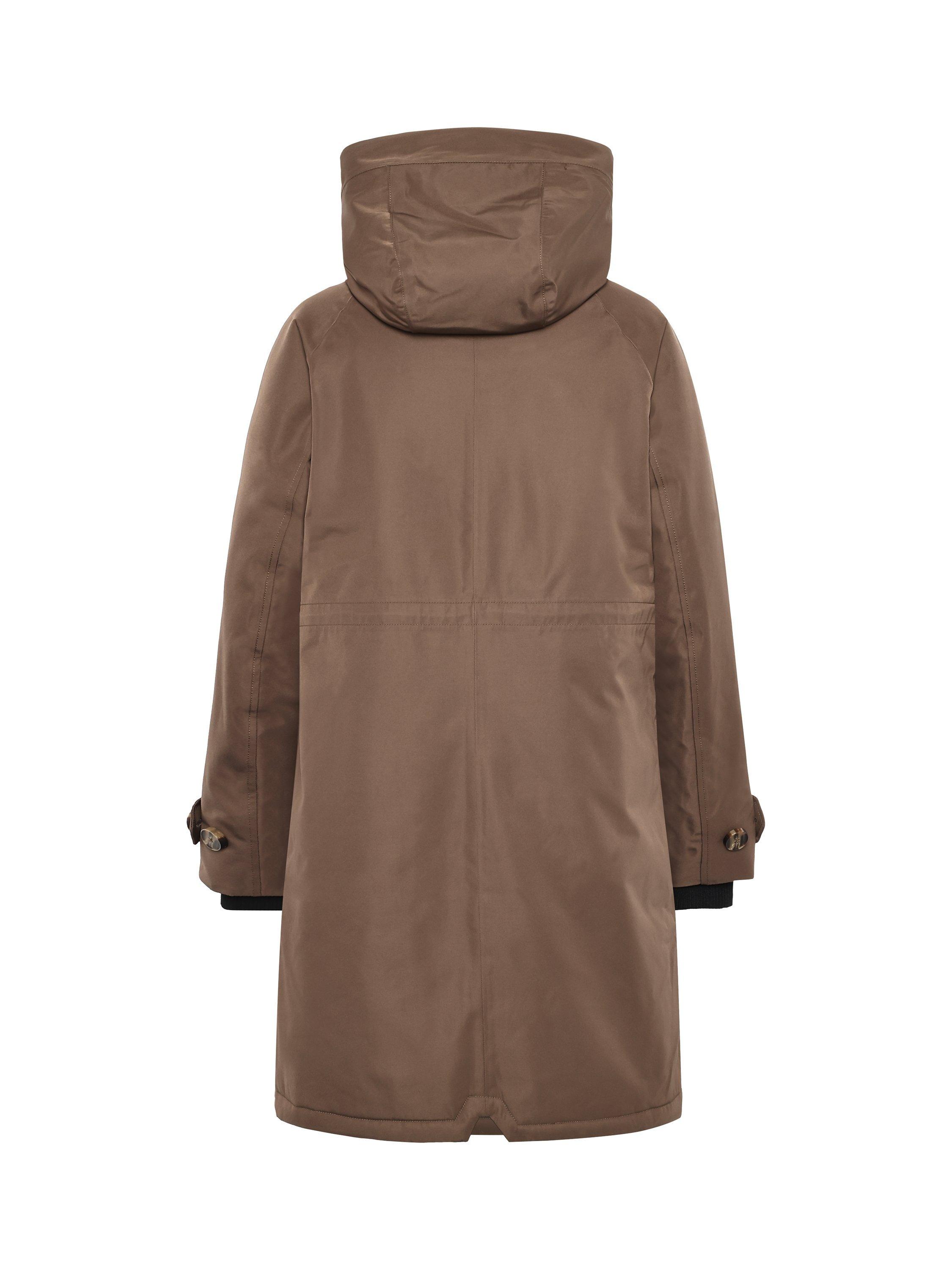 Product image 10 of 10, which shows Didriksons Luna Water & Windproof A-Line Parka, Mocha Brown, 8