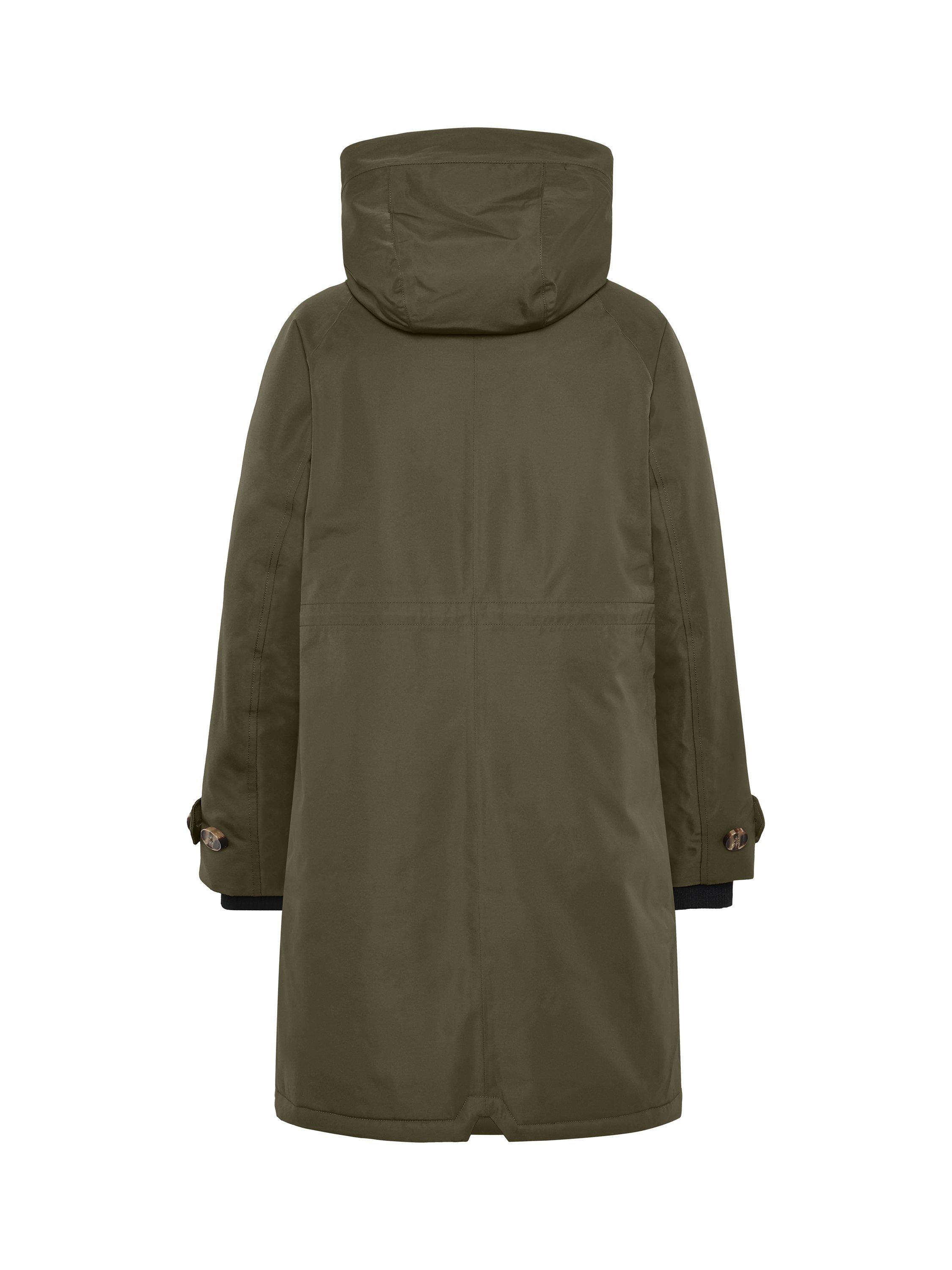Product image 7 of 7, which shows Didriksons Luna Water & Windproof A-Line Parka, Deep Green, 8