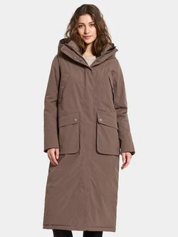 Didriksons Melody Waterproof & Windproof Parka, Mocha Brown
