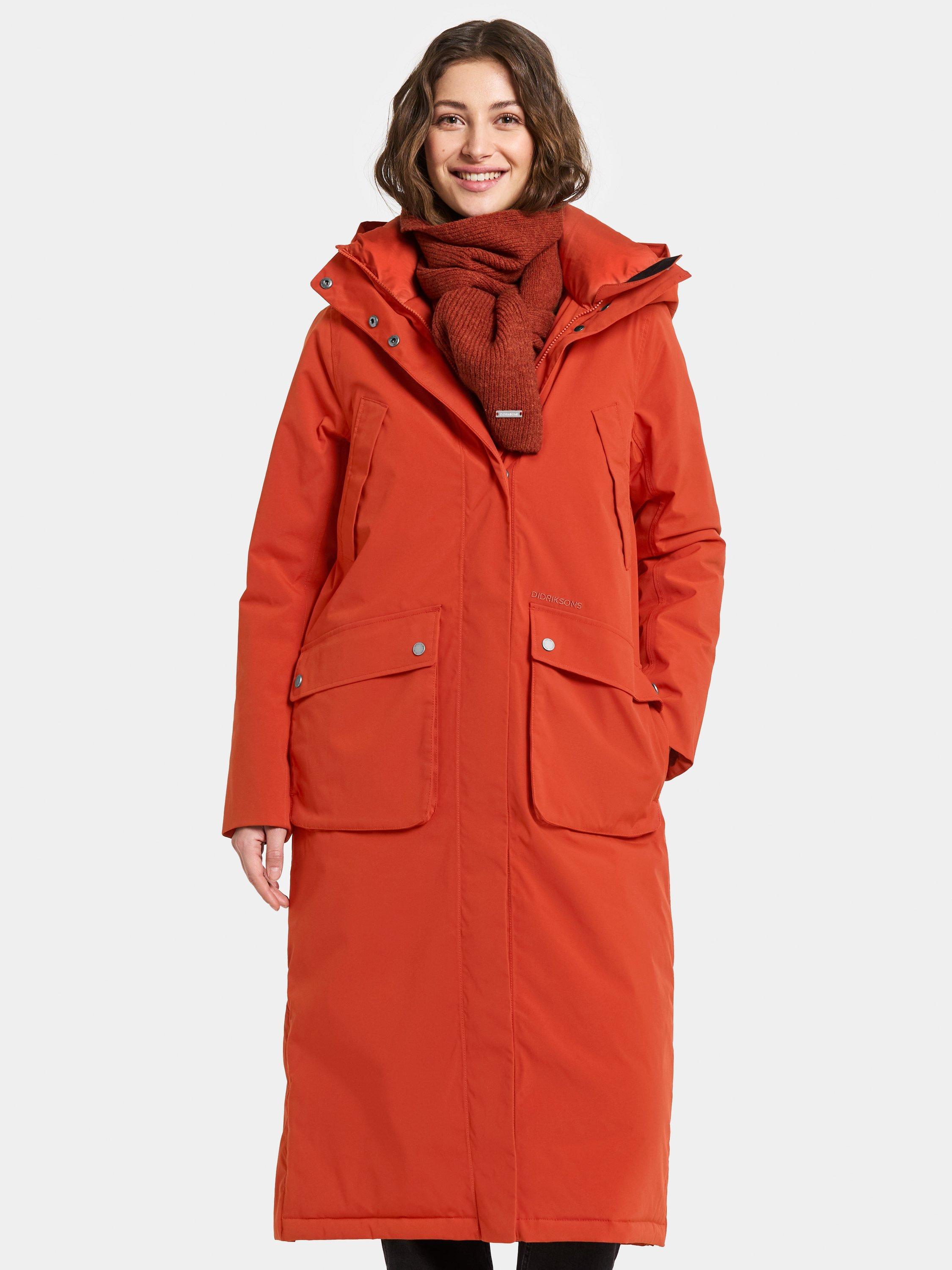 Product image 1 of 11, which shows Didriksons Melody Waterproof & Windproof Parka, Rust, 8