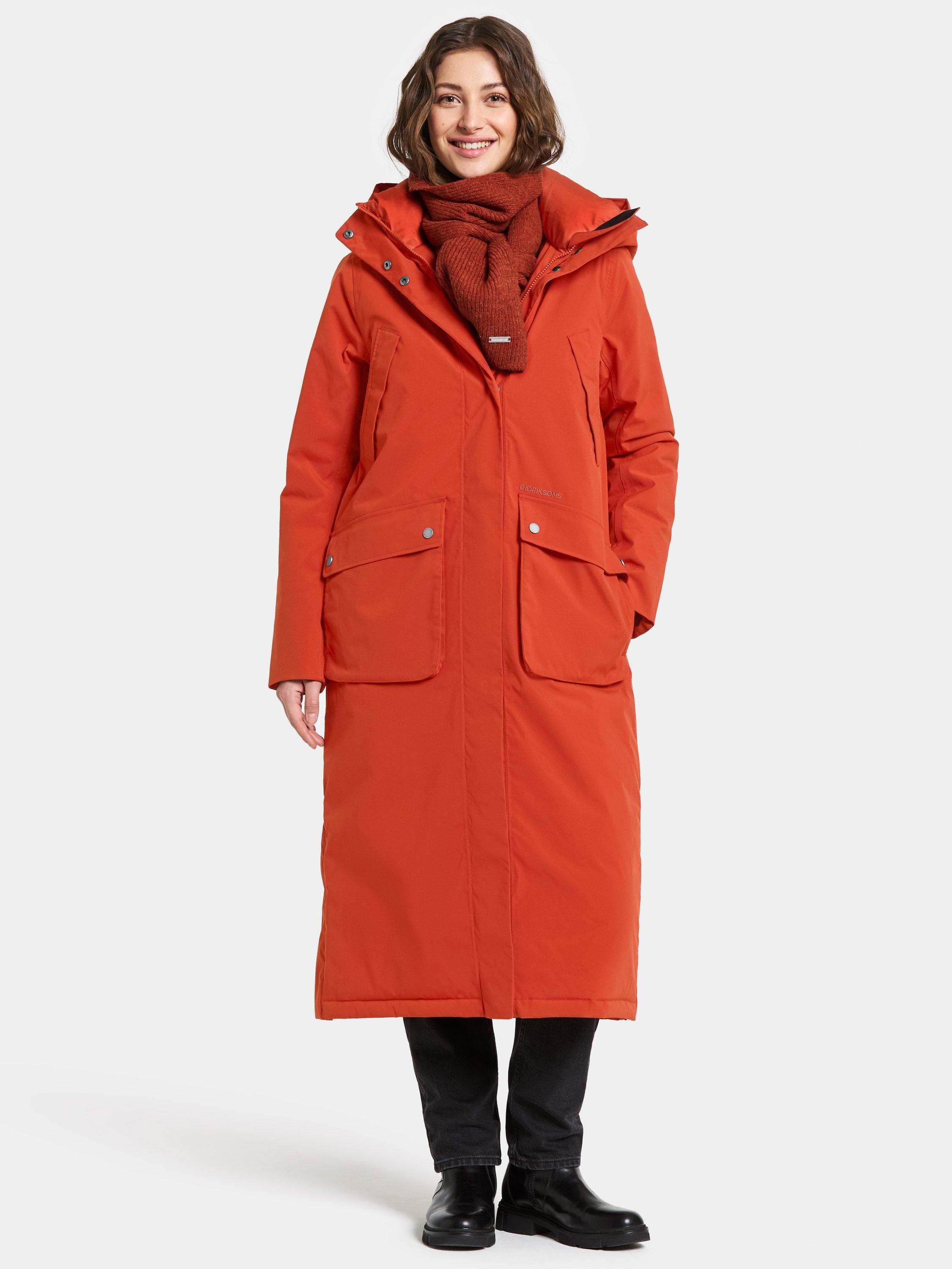 Product image 2 of 11, which shows Didriksons Melody Waterproof & Windproof Parka, Rust, 8