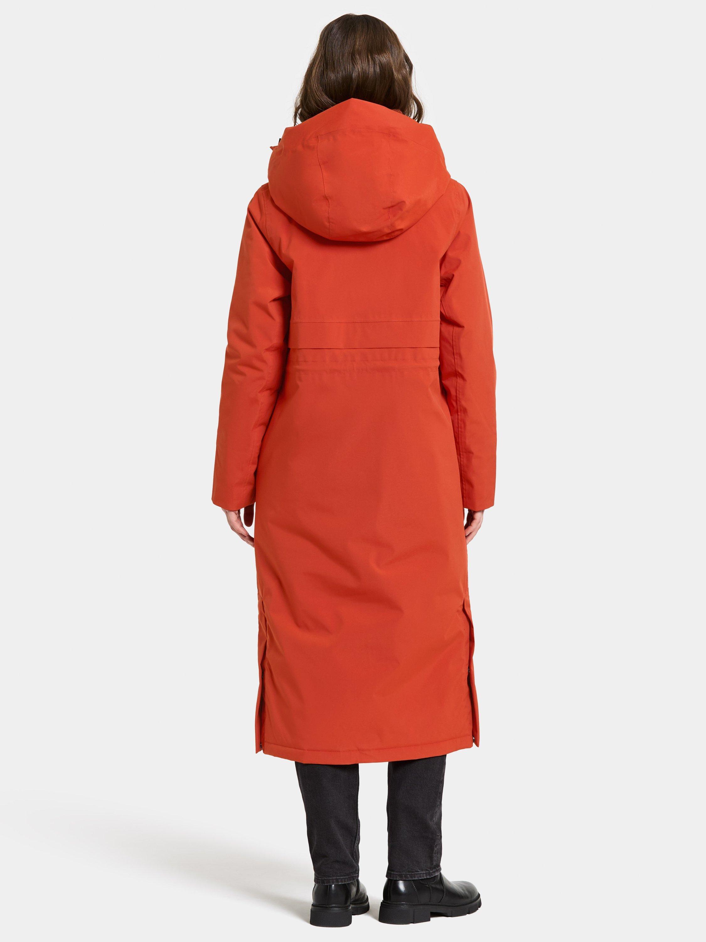 Product image 4 of 11, which shows Didriksons Melody Waterproof & Windproof Parka, Rust, 8