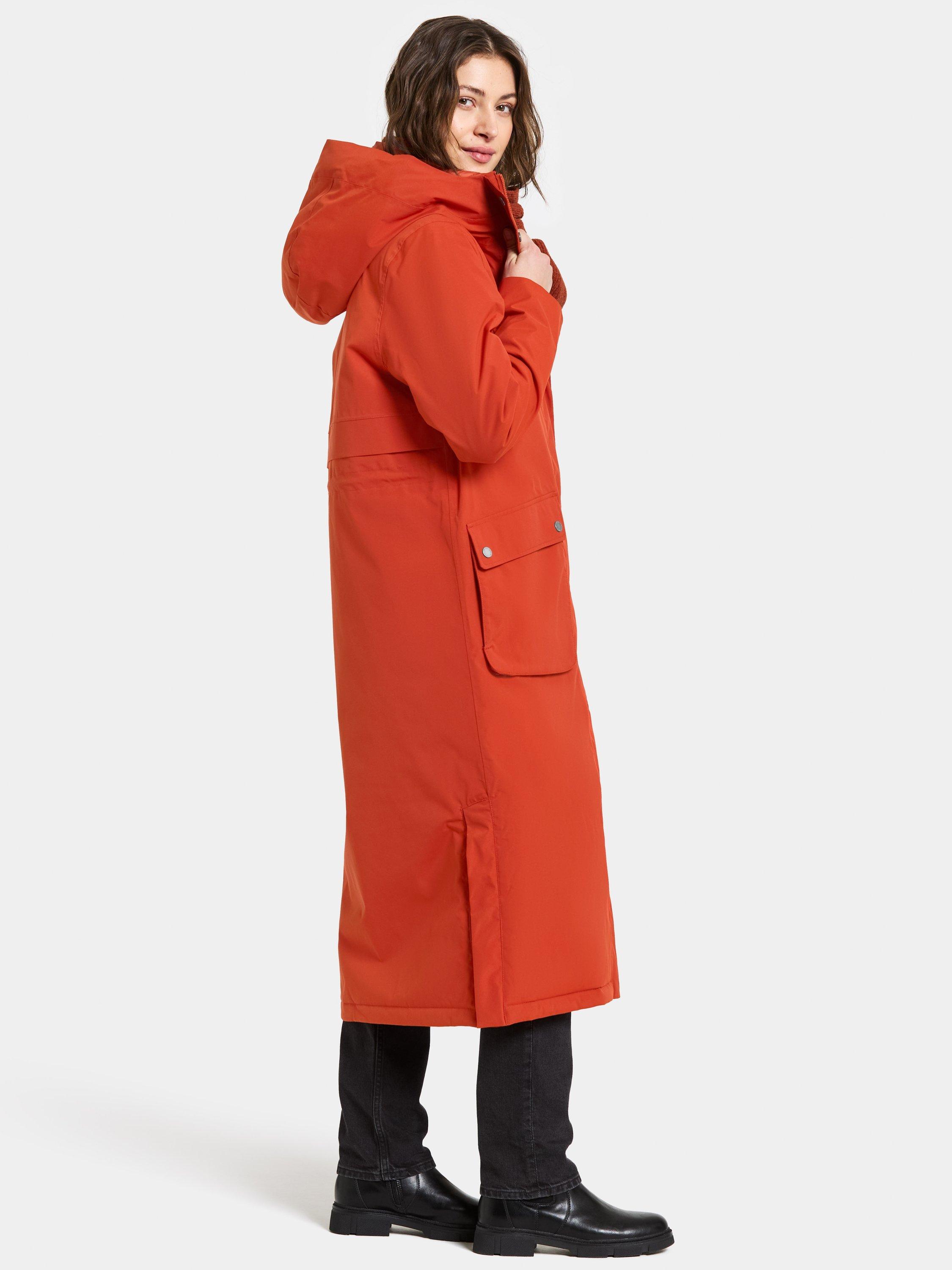 Product image 5 of 11, which shows Didriksons Melody Waterproof & Windproof Parka, Rust, 8