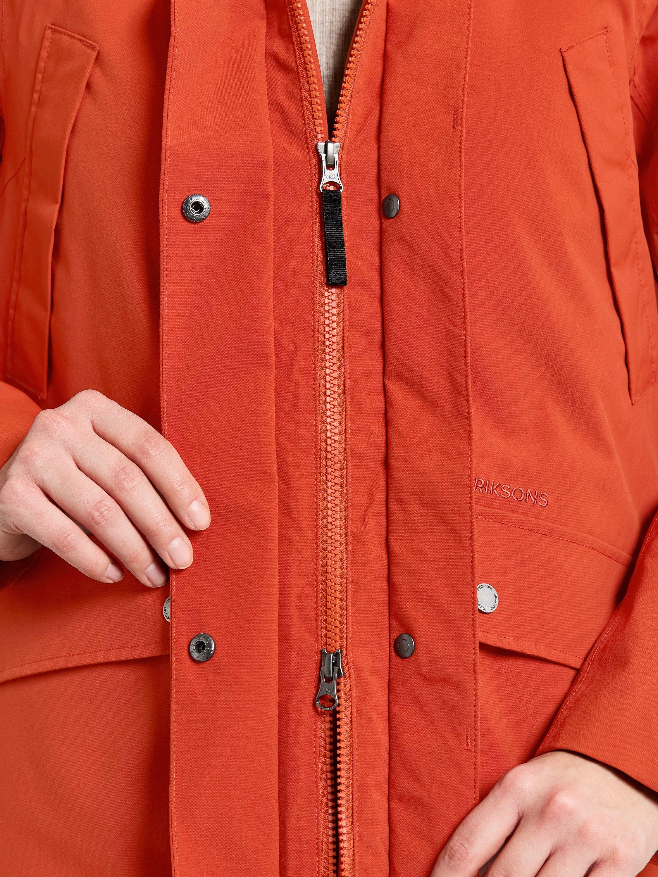 Product image 8 of 11, which shows Didriksons Melody Waterproof & Windproof Parka, Rust, 8