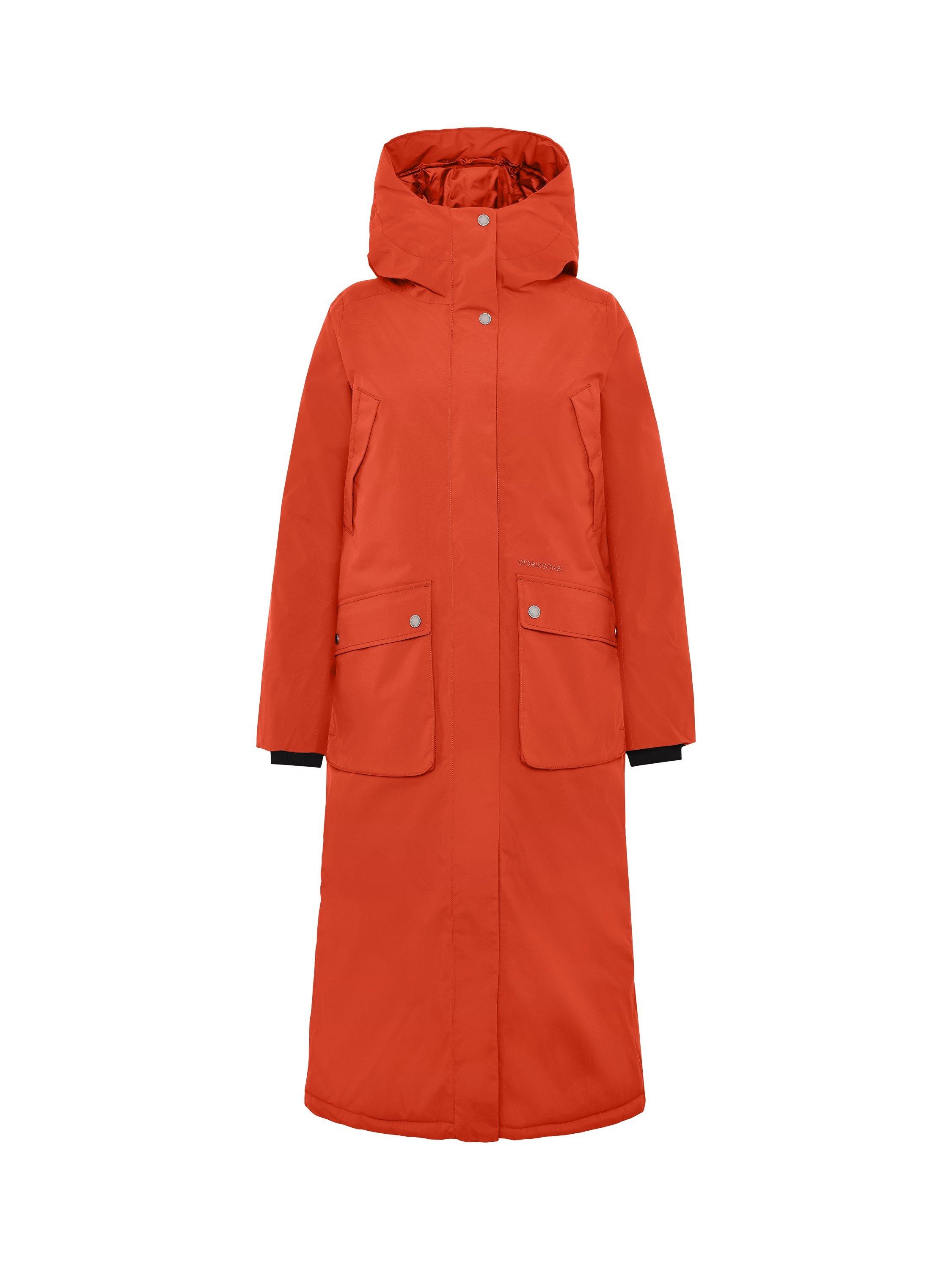 Product image 10 of 11, which shows Didriksons Melody Waterproof & Windproof Parka, Rust, 8