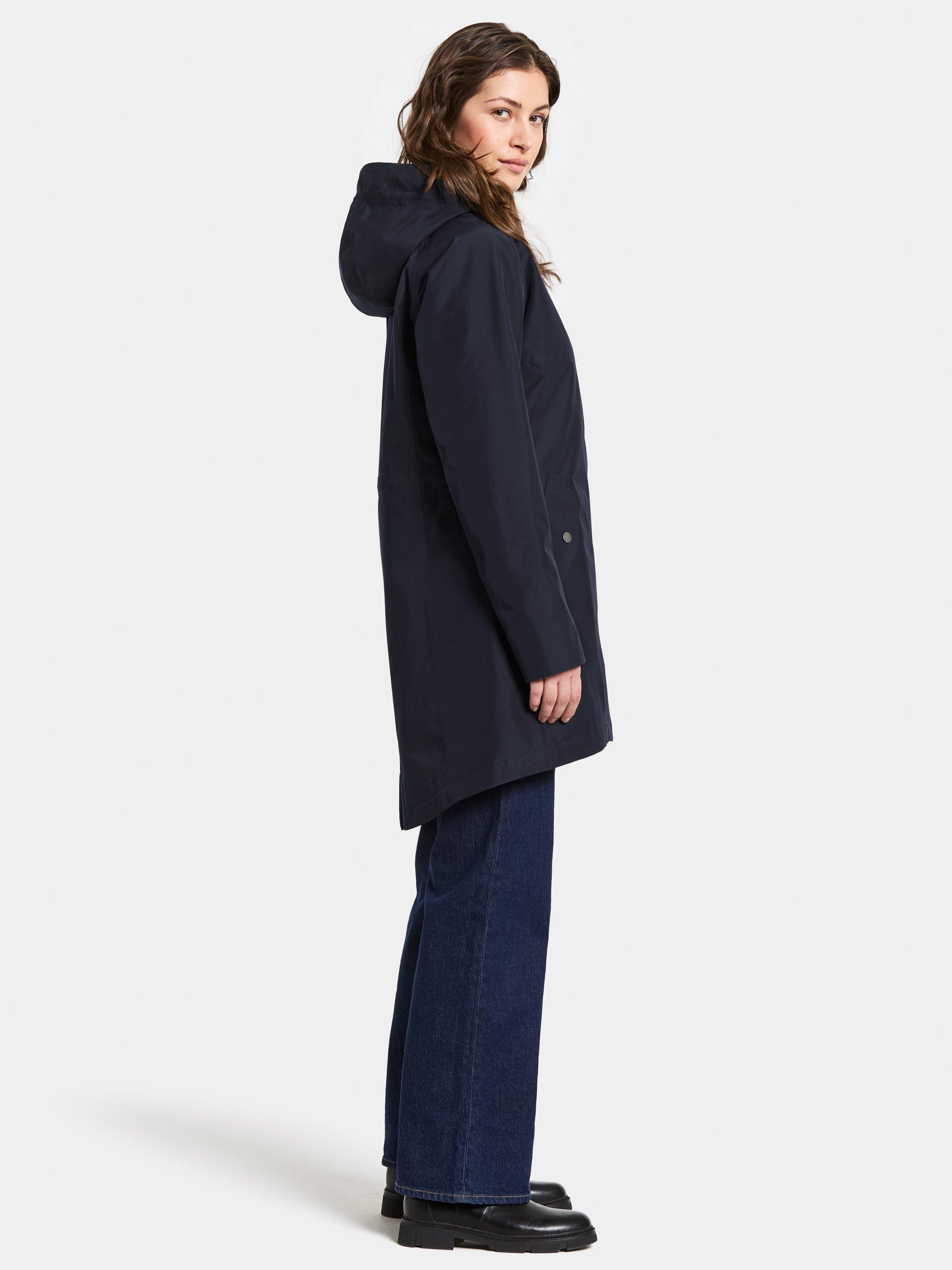 Product image 5 of 10, which shows Didriksons Alana Water & Windproof Parka, Dark Night Blue, 8