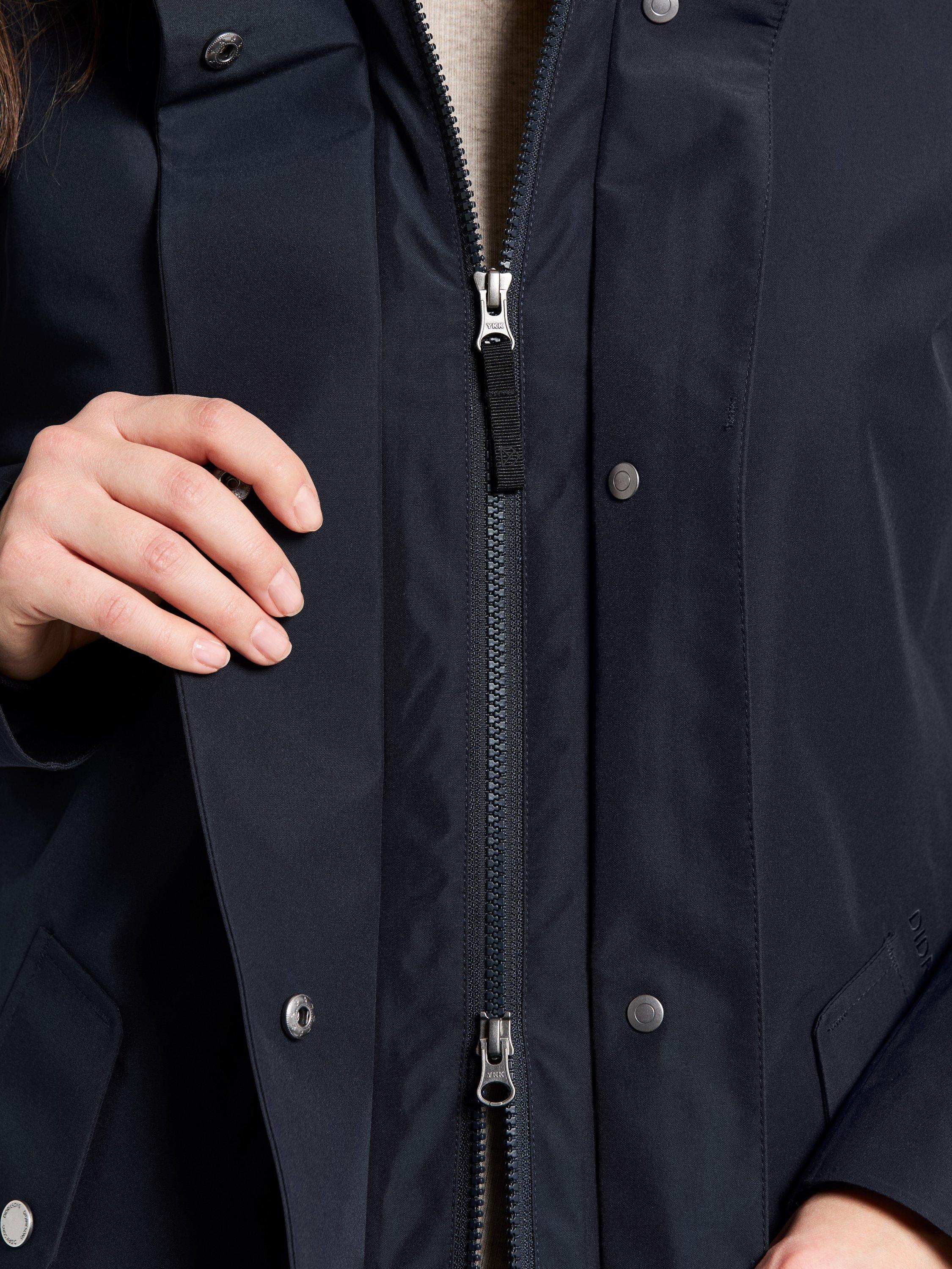 Product image 7 of 10, which shows Didriksons Alana Water & Windproof Parka, Dark Night Blue, 8