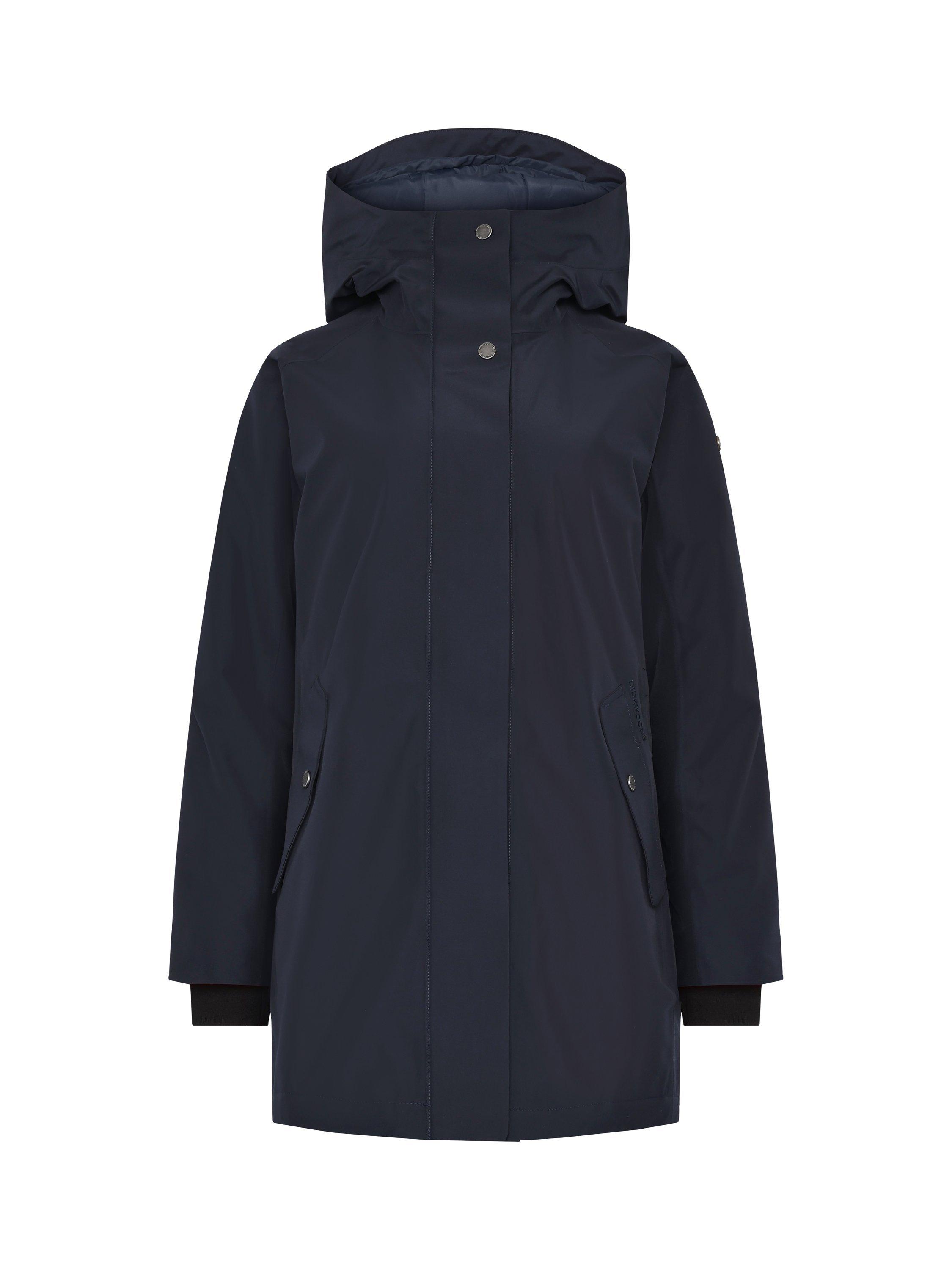 Product image 9 of 10, which shows Didriksons Alana Water & Windproof Parka, Dark Night Blue, 8