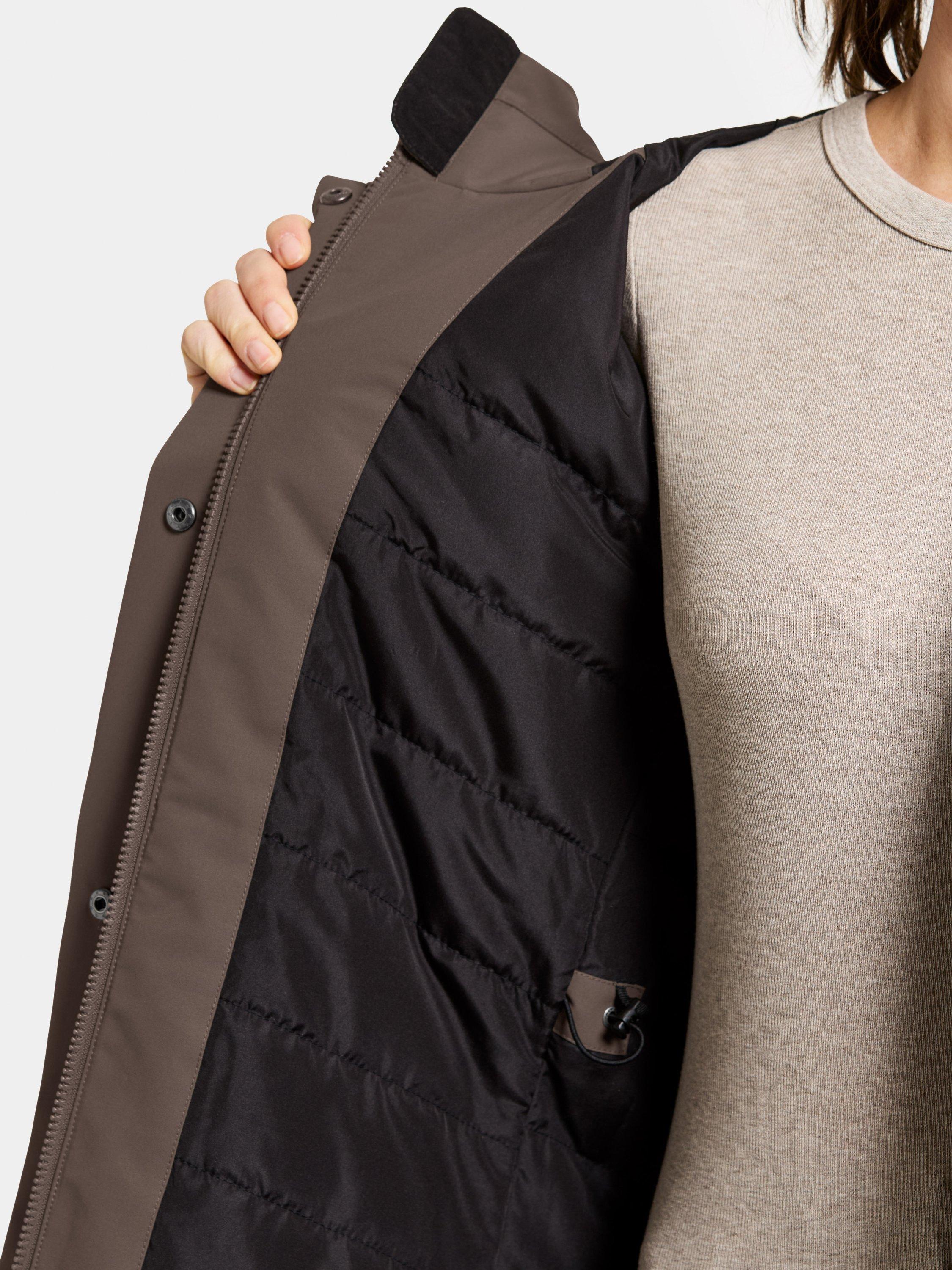 Product image 8 of 10, which shows Didriksons Alana Water & Windproof Parka, Mocha Brown, 8