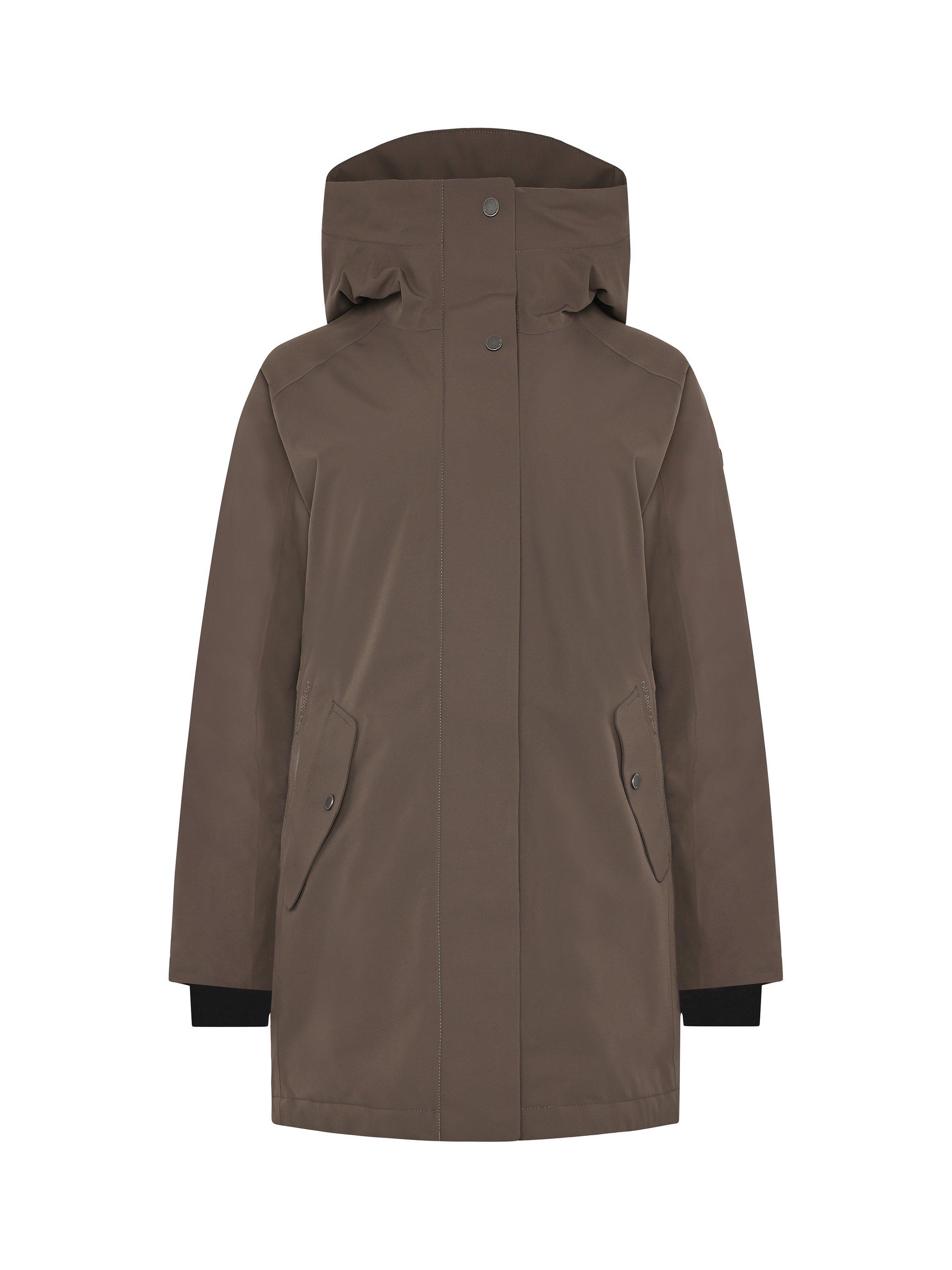 Product image 9 of 10, which shows Didriksons Alana Water & Windproof Parka, Mocha Brown, 8