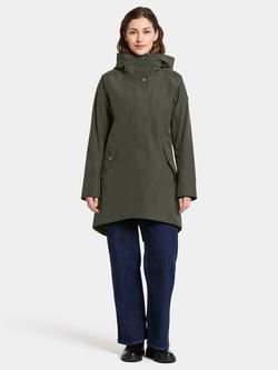 Didriksons Alana Water & Windproof Parka - view 2, Deep Green