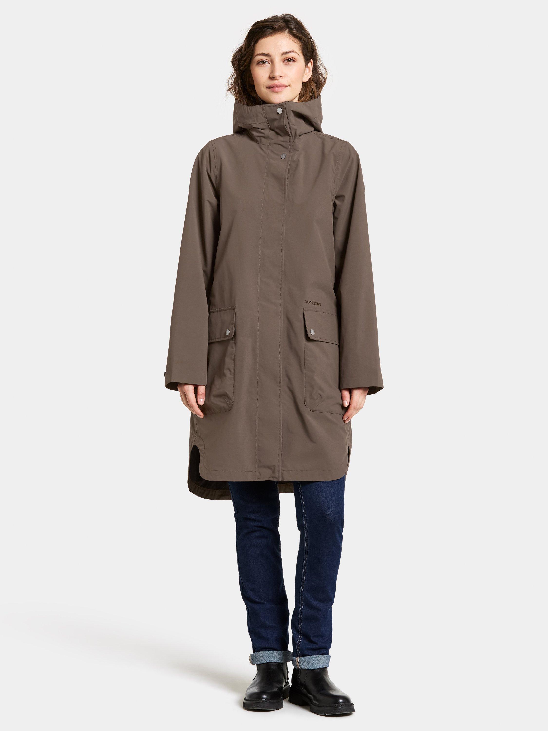 Product image 2 of 10, which shows Didriksons Adria Waterproof & Windproof Parka, Mocha Brown, 8