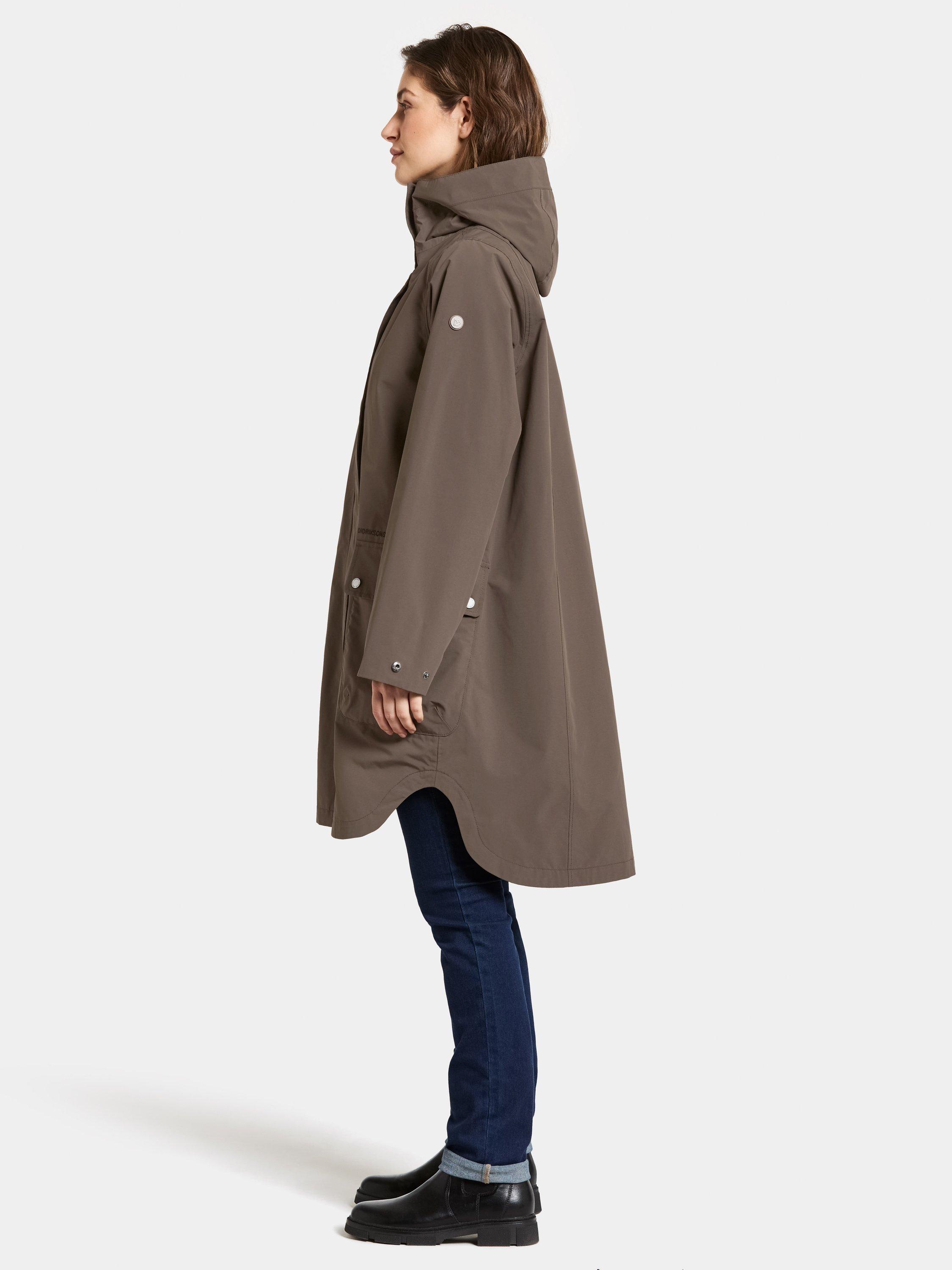 Product image 3 of 10, which shows Didriksons Adria Waterproof & Windproof Parka, Mocha Brown, 8