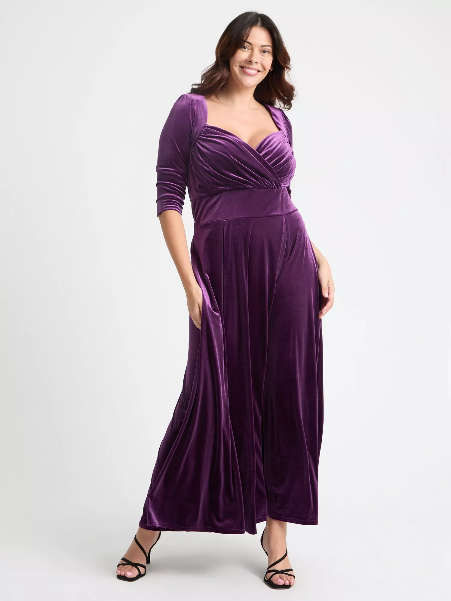 Purple Velvet Dresses | John Lewis & Partners