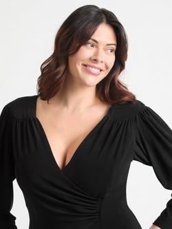 Scarlett & Jo Louise Fit & Flare Midi Dress - view 2, Black