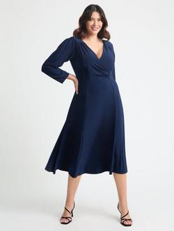Scarlett & Jo Louise Fit & Flare Midi Dress, Navy