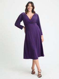 Scarlett & Jo Louise Fit & Flare Midi Dress, Purple